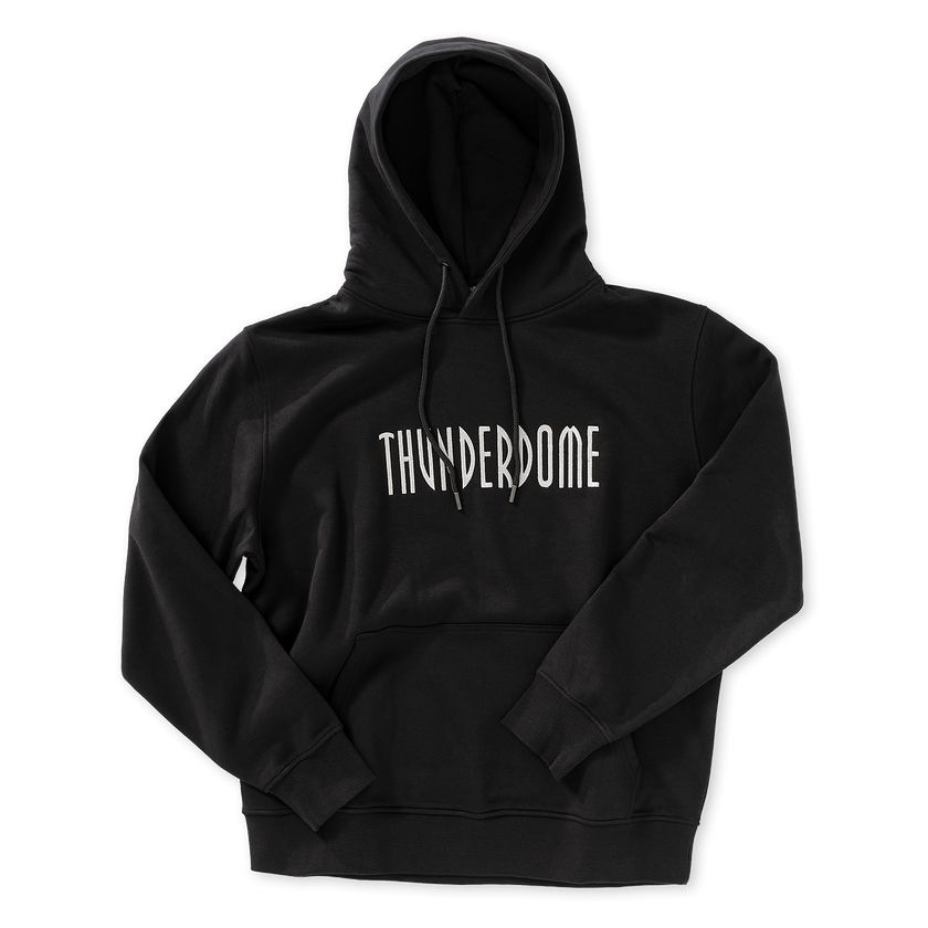 Thunderdome Monochrome Hoodie - gabber hardcore merchandise