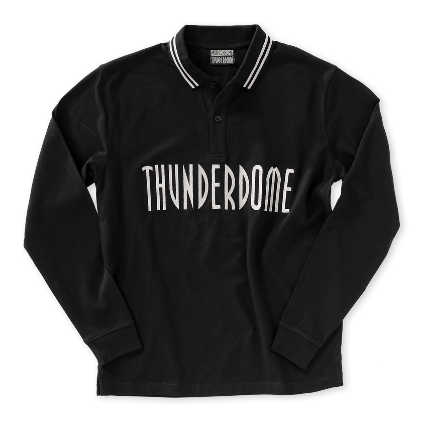 Thunderdome Monochrome Polo - gabber hardcore merchandise