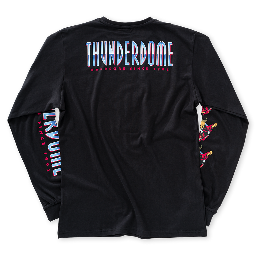 Thunderdome Original Longsleeve black - gabber hardcore merchandise
