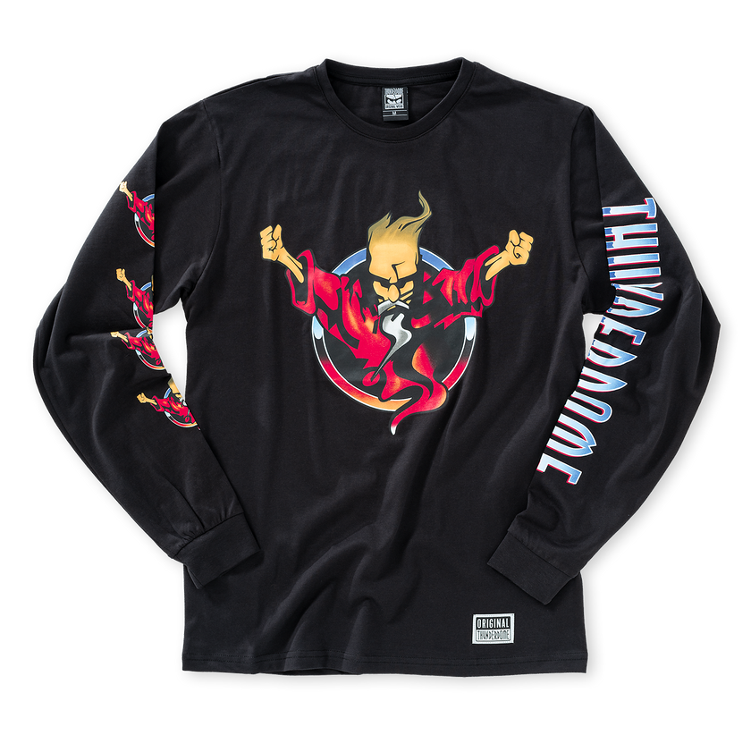 Thunderdome Original Longsleeve black - gabber hardcore merchandise