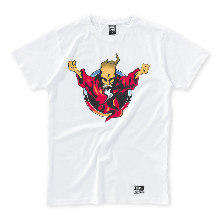 Thunderdome Original T-shirt white - gabber hardcore merchandise