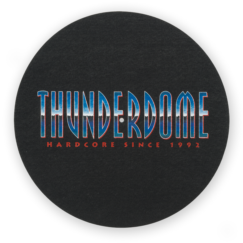Thunderdome Turntable slipmat 2-pack - gabber hardcore merchandise