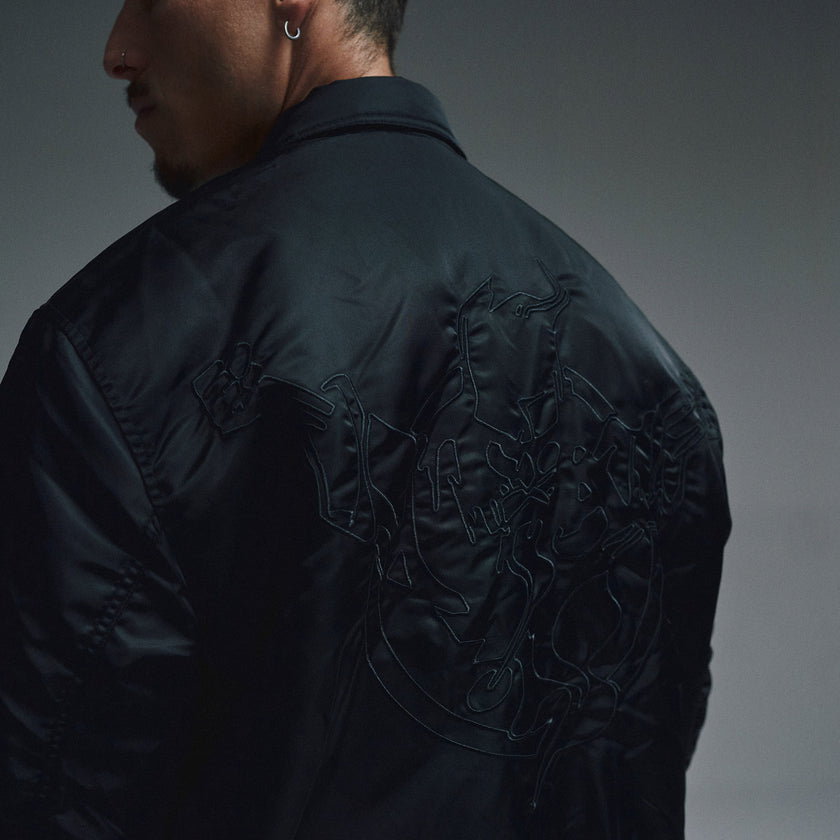 Thunderdome Monochrome Bomber jacket