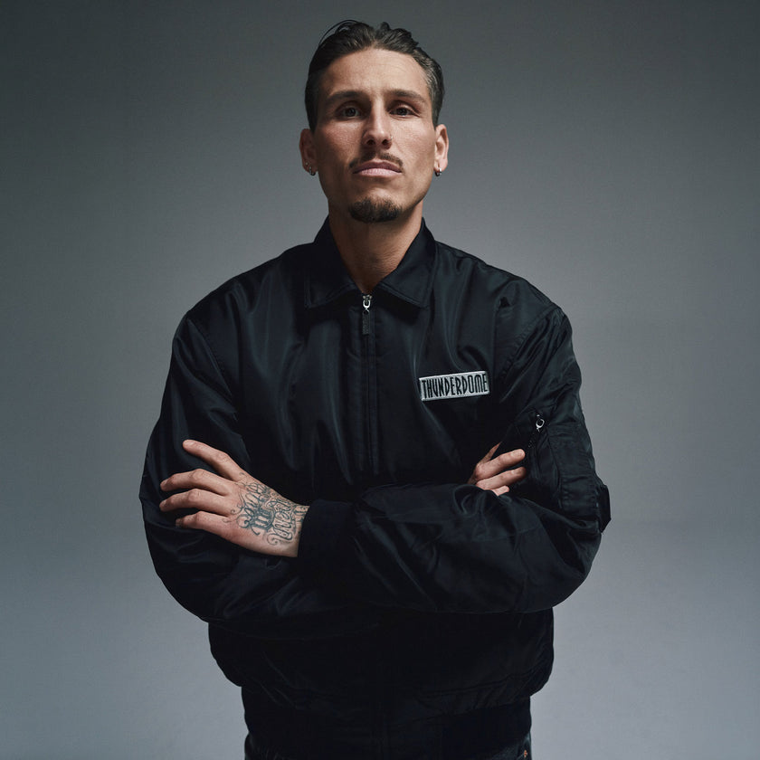 Thunderdome Monochrome Bomber jacket