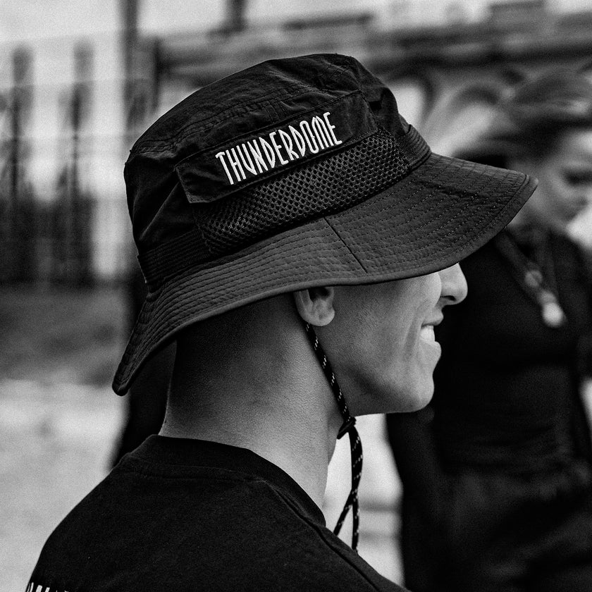 Thunderdome Monochrome Bucket hat