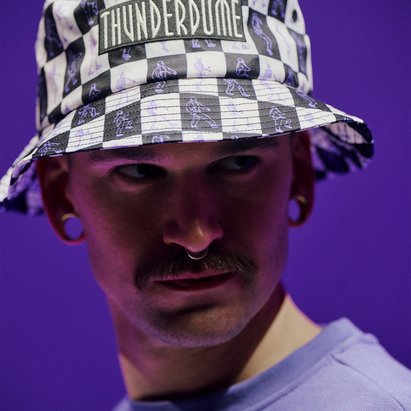 Thunderdome Pattern Bucket hat