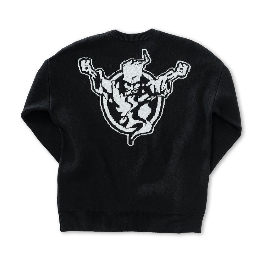 Thunderdome Monochrome Knitted sweater