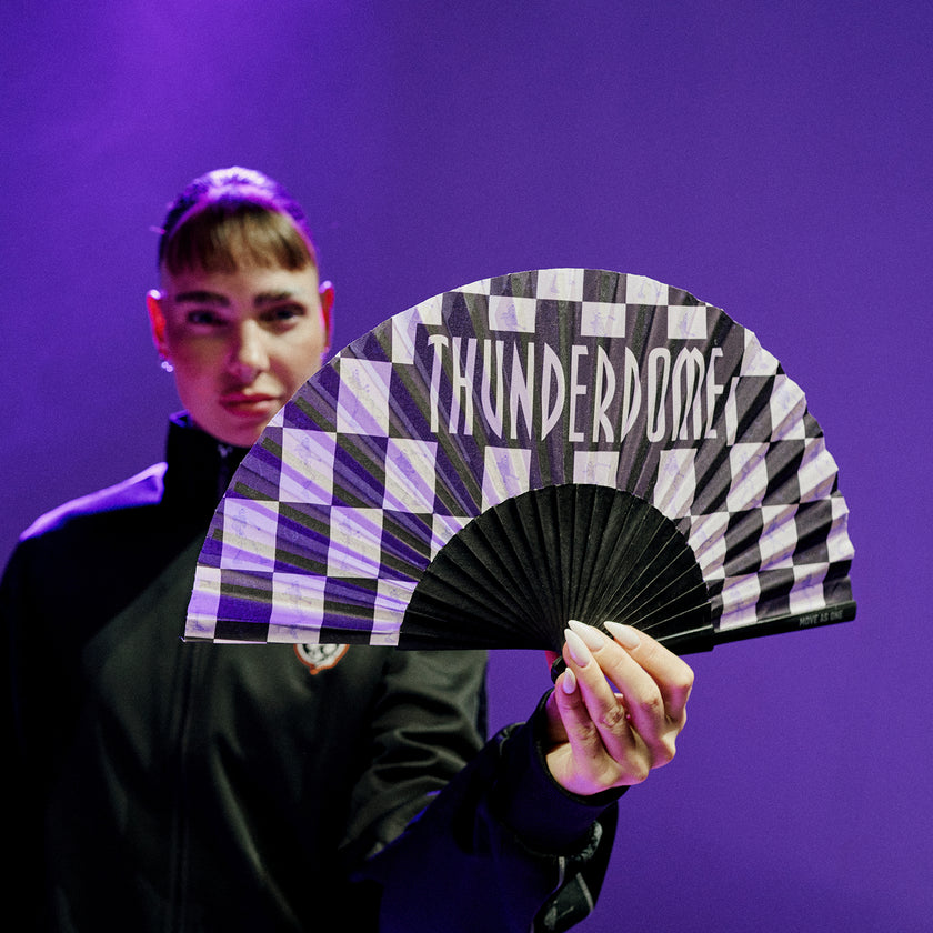 Thunderdome Pattern Handfan