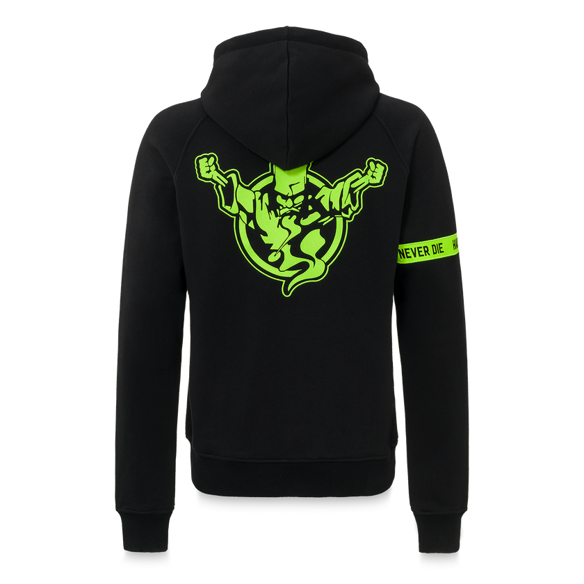 Thunderdome hoodie black/fluor green