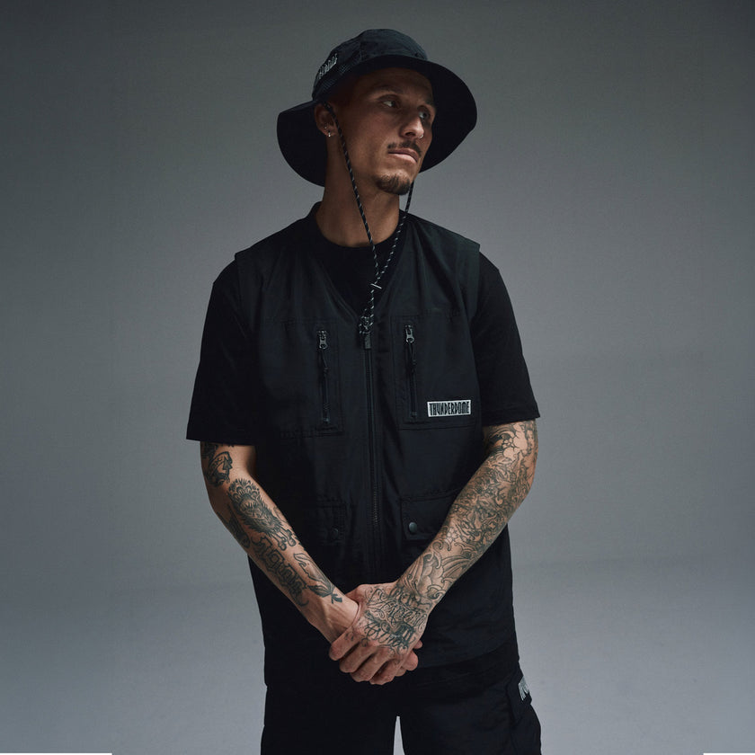 Thunderdome Monochrome Bucket hat