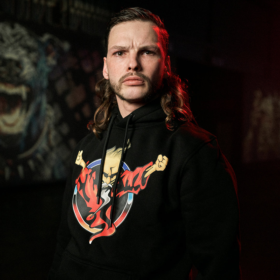 Thunderdome hoodie wizard black/red men