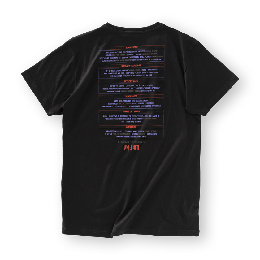 Thunderdome Line-up T-shirt