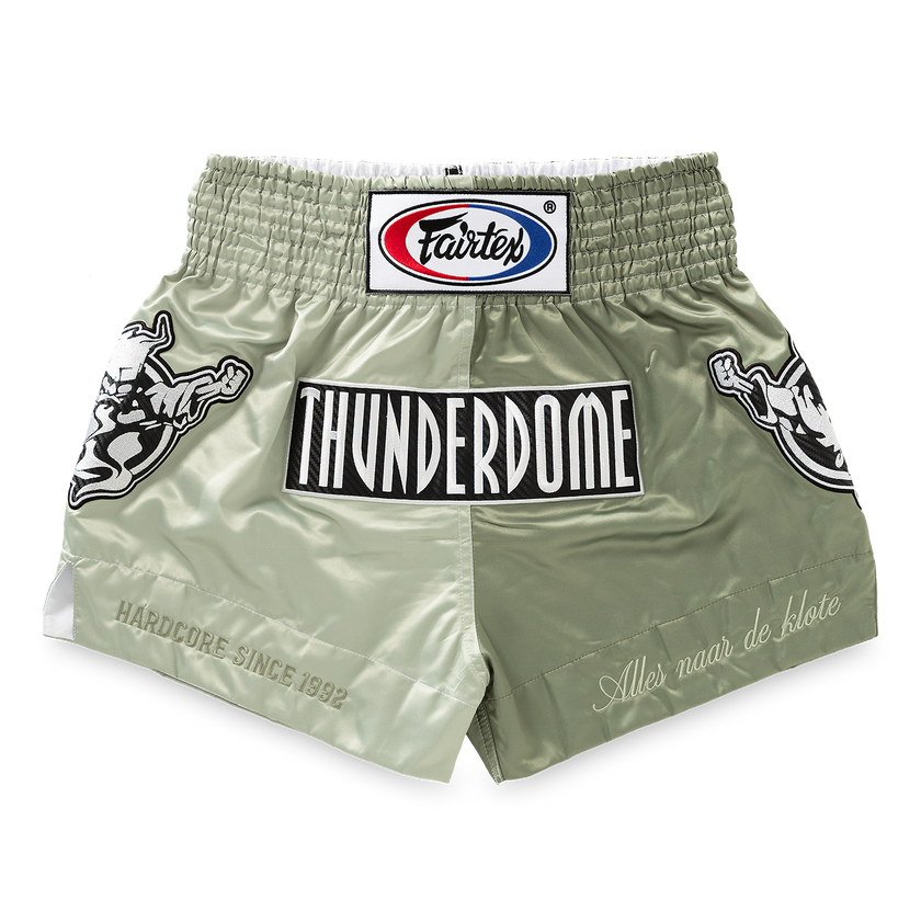 Thunderdome x Fairtex Green Muay Thai Shorts