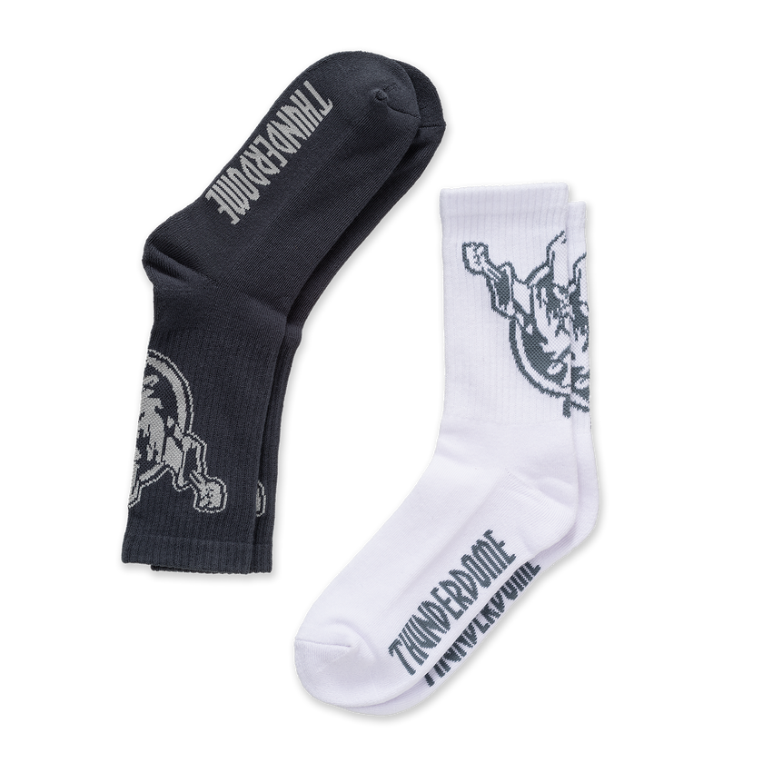 Thunderdome Summer 2-pack Socks-Thunderdome Store-Gabber Merchandise