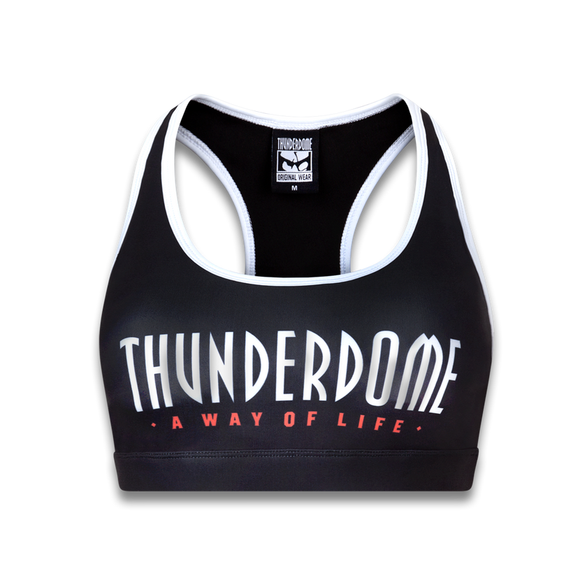 Thunderdome sport bra black