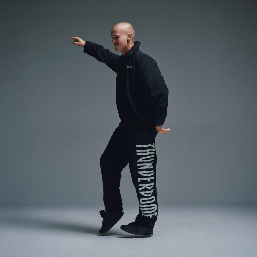 Thunderdome Monochrome Black Track jacket
