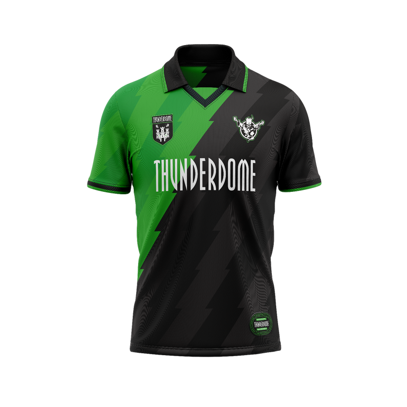 Thunderdome フットボールシャツ フライデー グリーン メンズ