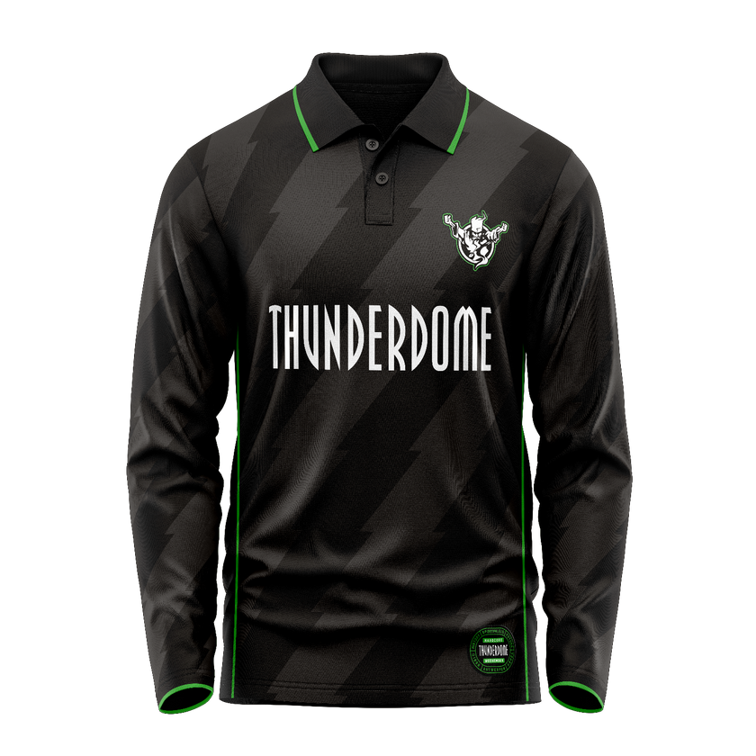 Thunderdome フットボールシャツ サタデー グリーン メンズ