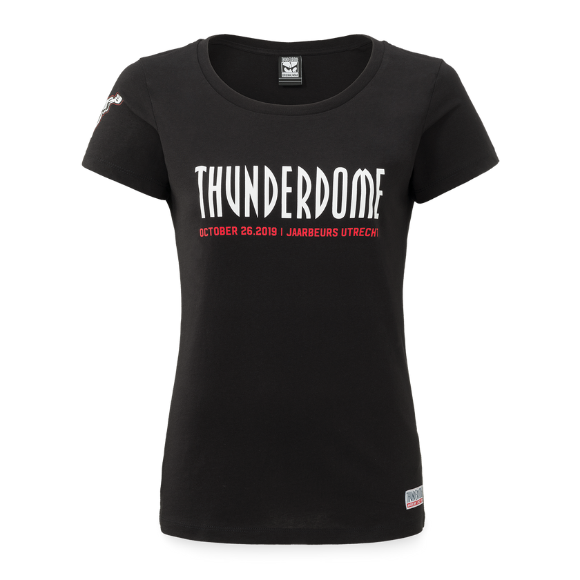 Thunderdome line-up t-shirt black