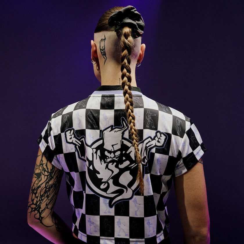 Thunderdome cropped Football T-shirt