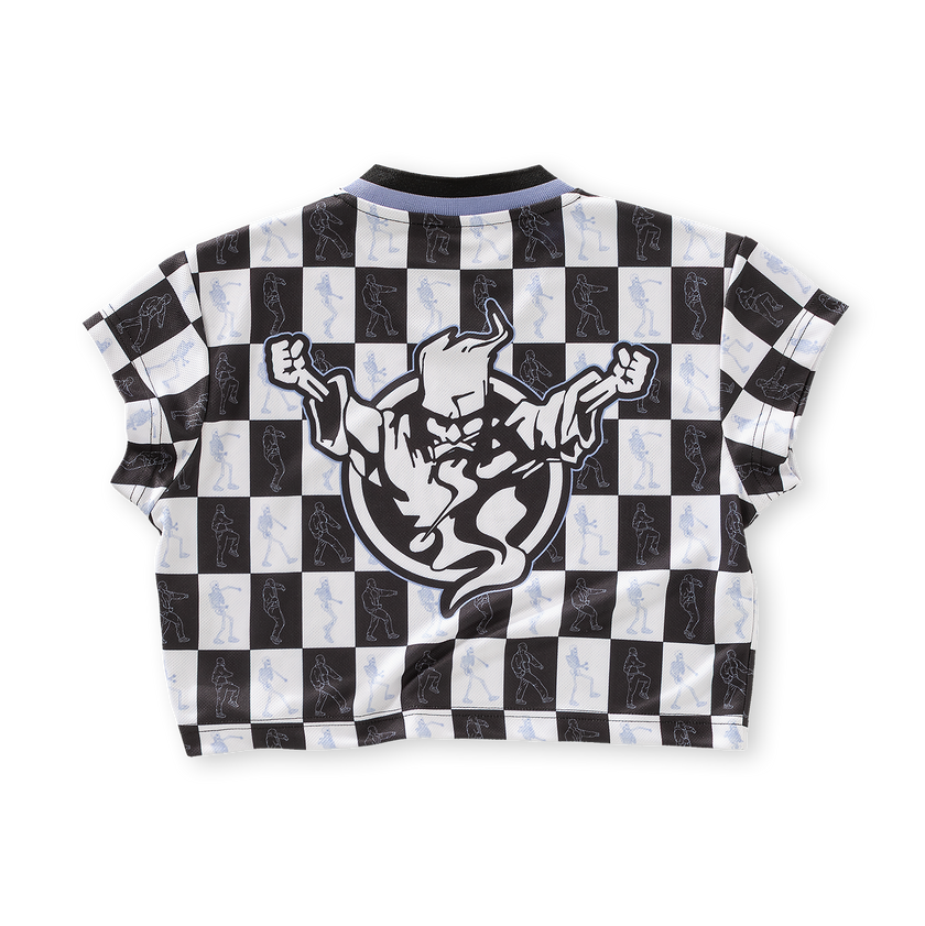 Thunderdome cropped Football T-shirt