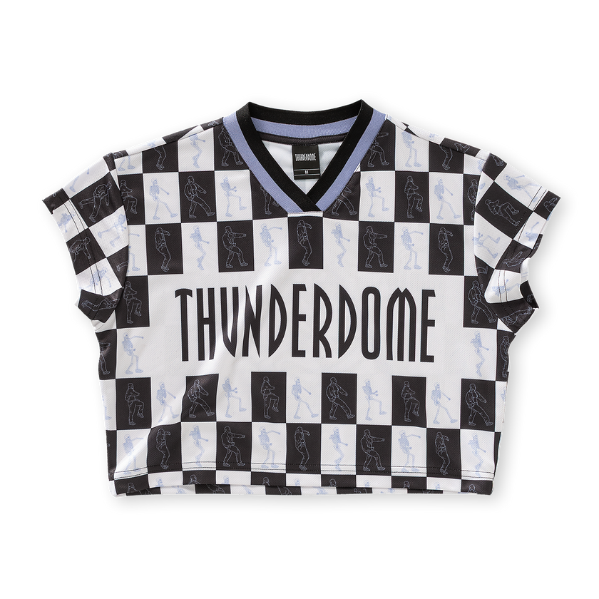 Thunderdome cropped Football T-shirt