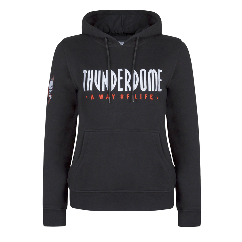 Thunderdome Hoodie black - gabber hardcore merchandise