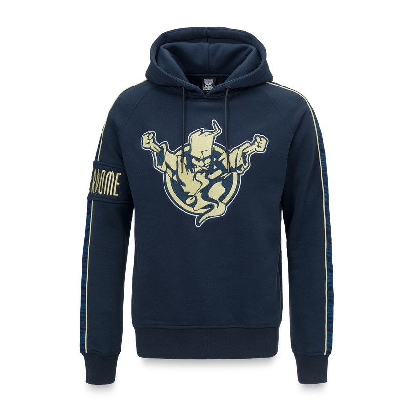 Thunderdome Hoodie blue/sand - gabber hardcore merchandise