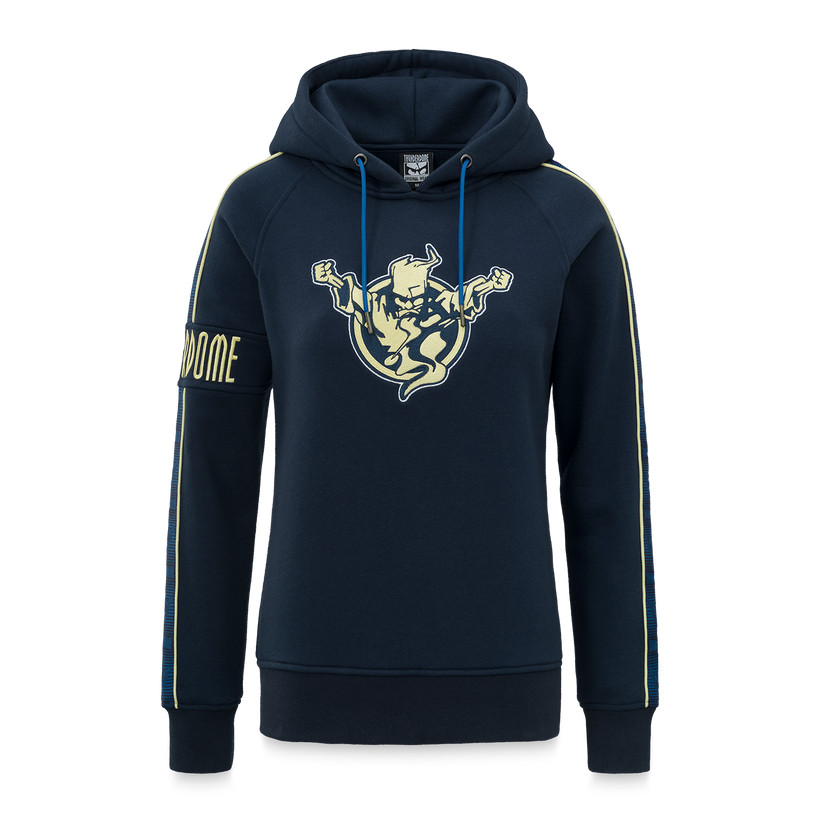 Thunderdome Hoodie blue/sand - gabber hardcore merchandise