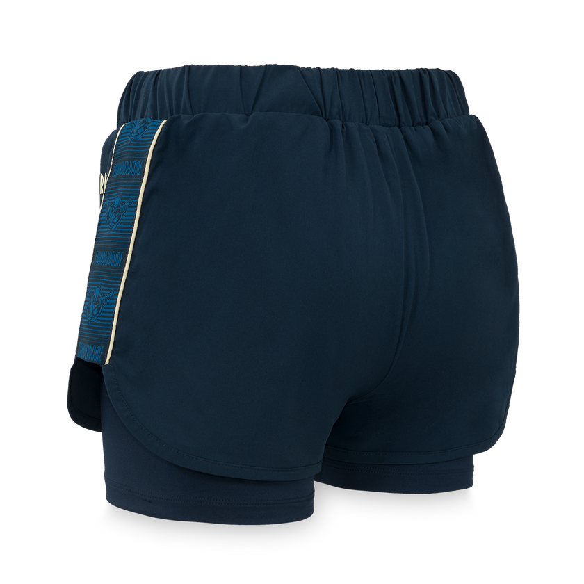 Thunderdome Shorts blue/sand women - gabber hardcore merchandise