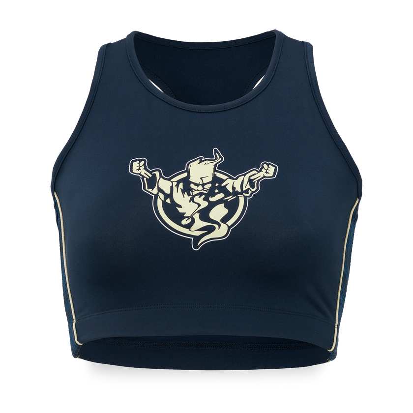 Thunderdome Sport top blue/sand women - gabber hardcore merchandise