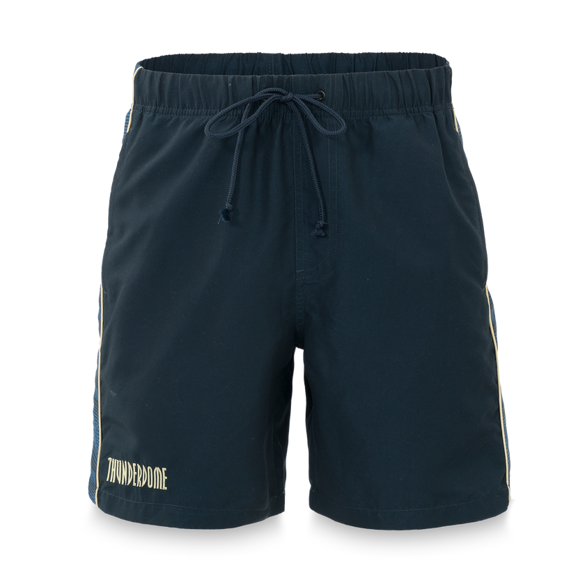 Thunderdome Swim short blue/sand men - gabber hardcore merchandise
