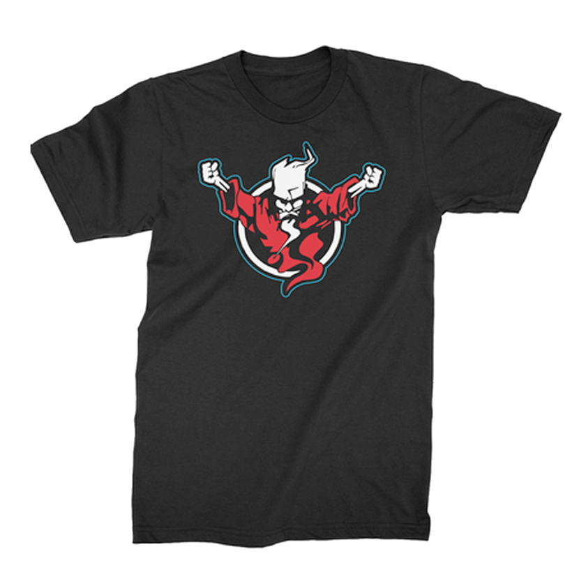 Thunderdome T-shirt black/blue/red - gabber hardcore merchandise