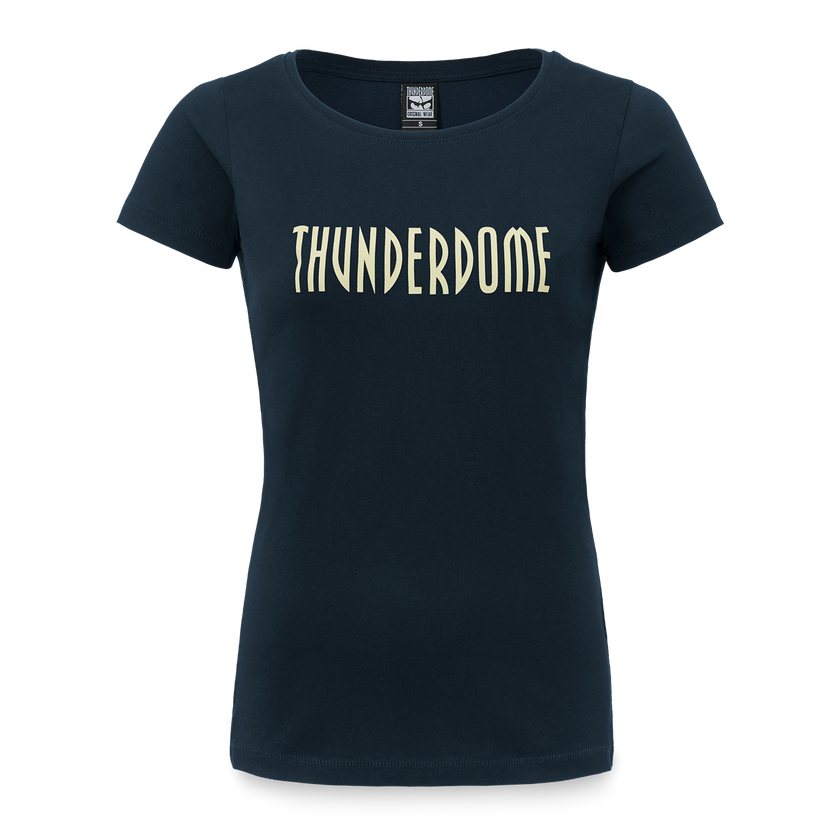 Thunderdome T-shirt blue/sand women - gabber hardcore merchandise