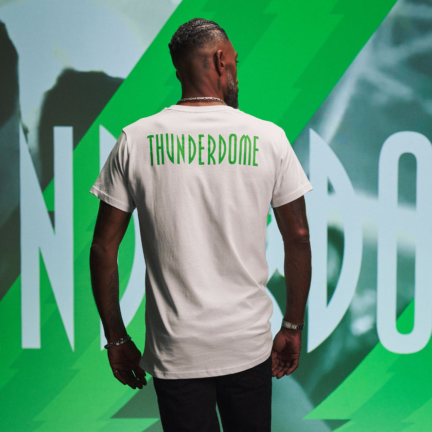 Thunderdome White T-shirt - gabber hardcore merchandise