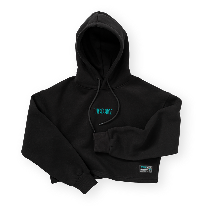 Thunderdome Xtreme Audio Cropped hoodie - gabber hardcore merchandise