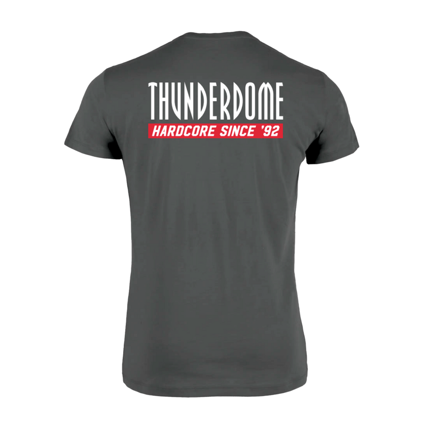 Thunderdome antracite t-shirt men - gabber hardcore merchandise