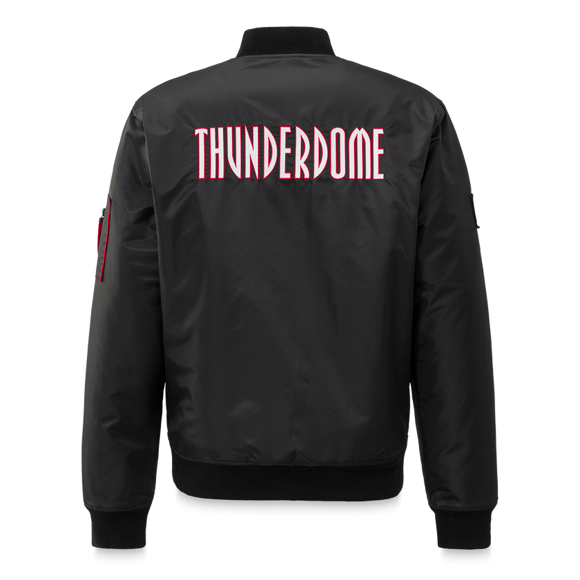 Thunderdome bomber jacket black/red - gabber hardcore merchandise