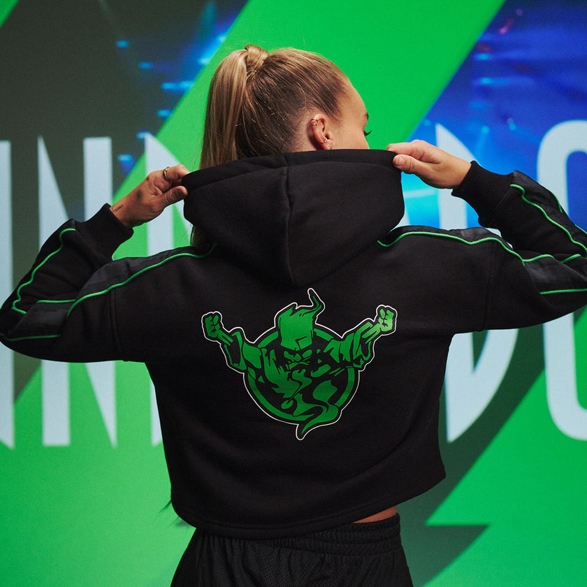 Thunderdome cropped Hoodie - gabber hardcore merchandise