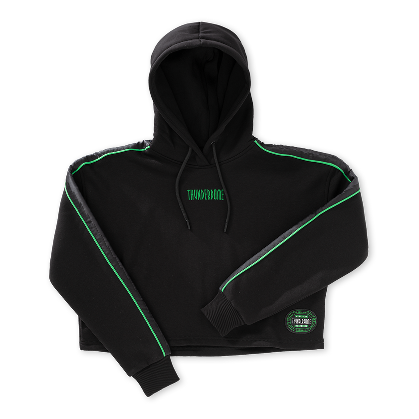 Thunderdome cropped Hoodie - gabber hardcore merchandise