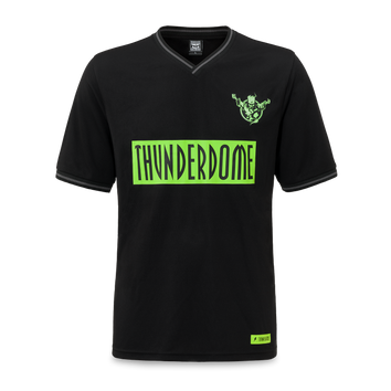 Thunderdome フットボールシャツ ブラック/蛍光グリーン image