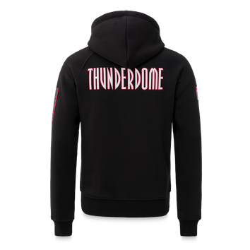 Thunderdome フーデッドジップ ブラック/レッド image