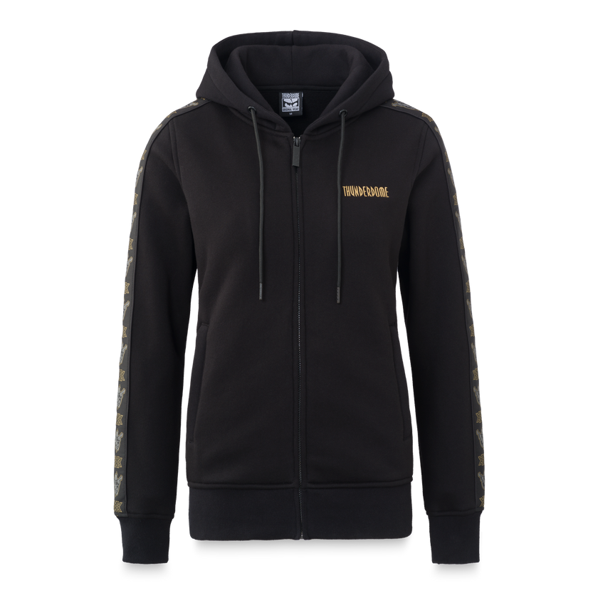 Thunderdome hooded zip women - gabber hardcore merchandise