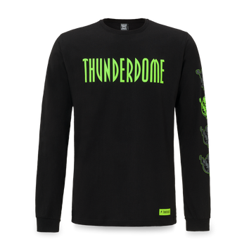 Thunderdome 長袖 ブラック／蛍光グリーン image