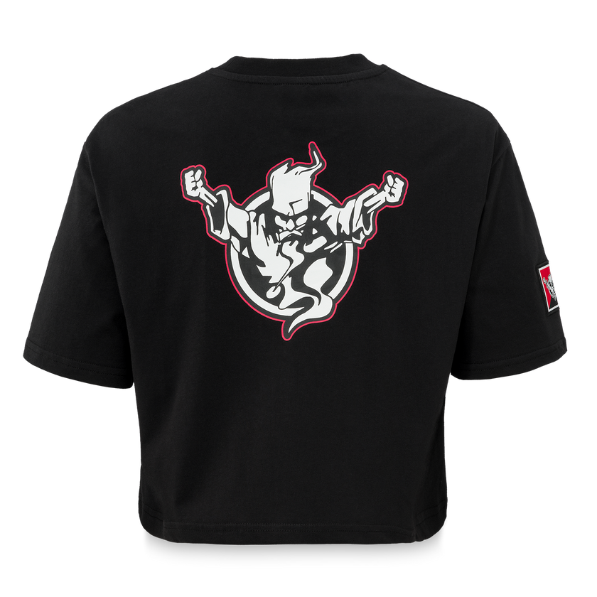 Thunderdome short tee black/red - gabber hardcore merchandise