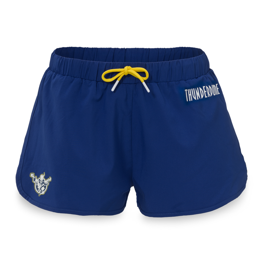 Thunderdome shorts blue/white - gabber hardcore merchandise