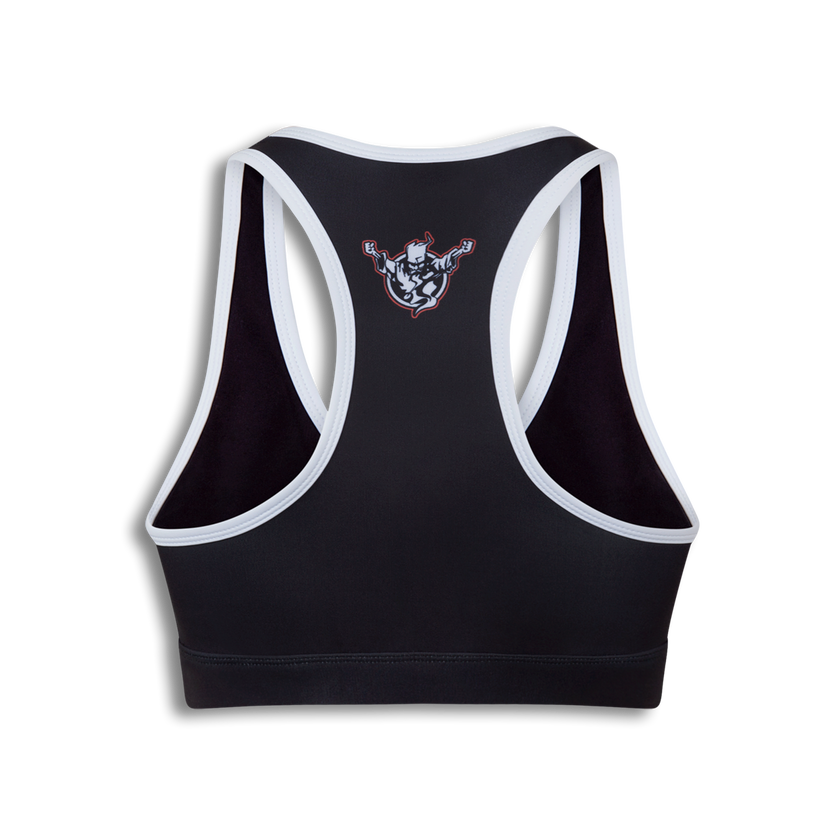 Thunderdome sport bra black - gabber hardcore merchandise