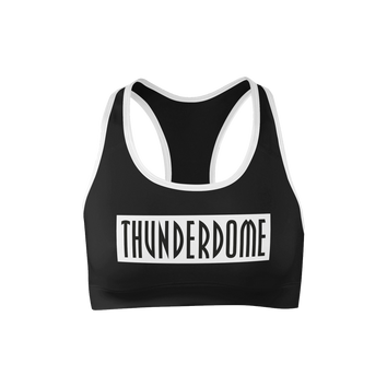 Thunderdome スポーツブラ ブラック/ホワイト image