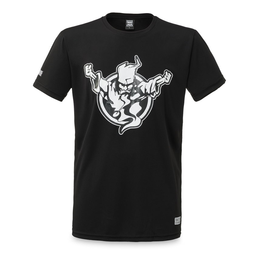 Thunderdome sport shirt black/white - gabber hardcore merchandise