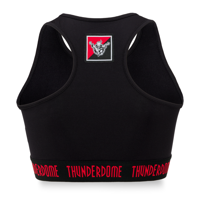 Thunderdome sport top black/red - gabber hardcore merchandise